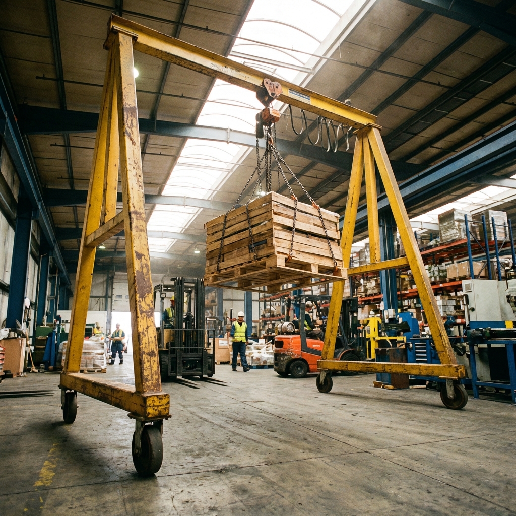 Portable Crane Action